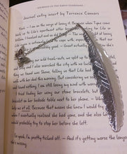 Load image into Gallery viewer, Glow-in-the-dark, feathered dragonfly Bookmarks
