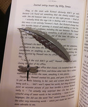 Load image into Gallery viewer, Glow-in-the-dark, feathered dragonfly Bookmarks
