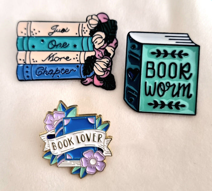 Book Love - Enamel Pins - The Knights Corner Publishing - Supply room